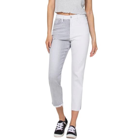 NWt Flying Monkey Invincible - Super High Rise Stretch Boyfriend Jeans 25 - Picture 5 of 14